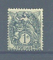 French Offices in Egypt Port Said sc# 18 (4) mh cat value $.65