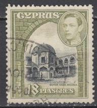 Cyprus - 1938 KGVI  18pi Sc# 152  (8716)