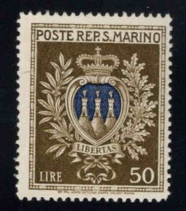 San Marino Scott 256 MNH**  Coat of Arms stamp top value in 1946 set