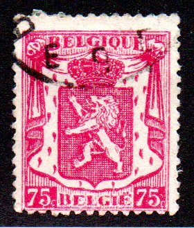 BELGIUM 279 USED BIN $.50 COAT OF ARMS