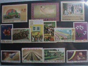 ​KOREA STAMP: 1960-VERY OLD CTO 13 DIFFERENT LARGE PICTORIAL BEAUTIFUL STAMPS