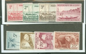 Guinea #180-7  Single (Complete Set)