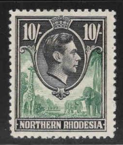 Northern Rhodesia Scott 44 MH*  key stamp from KGVI 1938-52 set