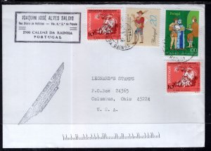 Portugal to Columbus,OH Airmail Cover