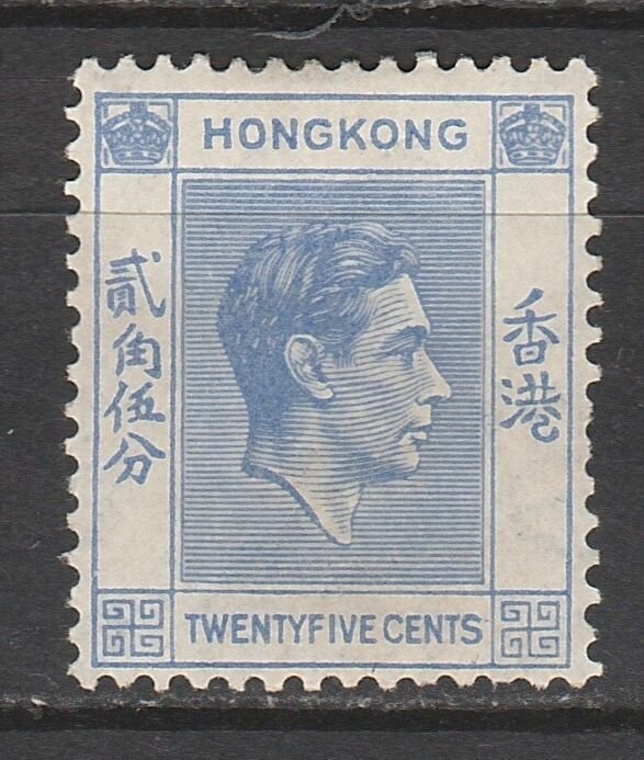 HONG KONG 1938 KGVI 25C