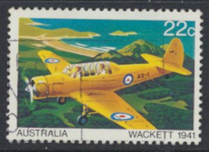 Australia     SG 761  SC# 759    Aircraft Wackett 1980    please see scan