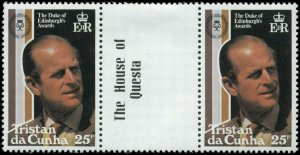 Tristan da Cunha Scott #297 - #300 Gutter Pairs Complete Set of 4 Mint Hinged