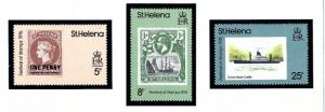 St Helena 295-97 MNH 1976 Festival of Stamps