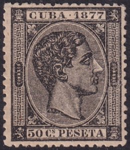 Cuba 1877 Sc 74 MNG(*)