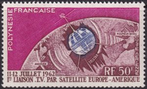 French Polynesia 1962 Sc C29 air post MNH**
