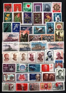 RUSSIA/USSR 1972 YEAR SET OF 102 STAMPS, 6 SHEETS OF 6 STAMPS & 9 S/S MNH