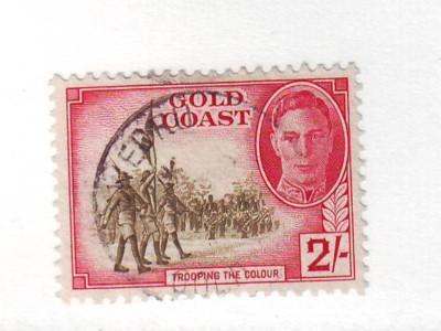 Gold Coast Sc 139 1948 2/ G VI & Trooping Colours stamp used