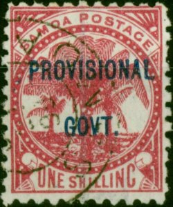 Samoa 1899 1s Rose-Carmine SG96 V.F.U