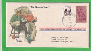 1980 THE ELEVENTH HOUR NORMAN ROCKWELL COVER