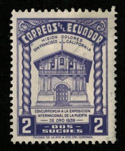 1939, San Francisco International Exhibition, Ecuador, 2S (RT-439)