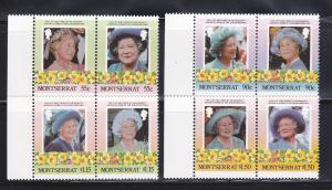 Montserrat 558-561 Set MNH Queen Mother (A)