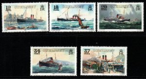 GUERNSEY SG463/7 1989 CENTENARY OF GREAT WESTERN RAILWAY MNH