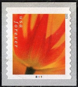 NEW ISSUE (Forever) Tulip Blossoms Coil Plate Single (2023) SA