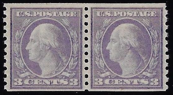 Scott #494 - $50.00 – VF-OG-NH – Fresh coil. Very choice. SCV - $50.00