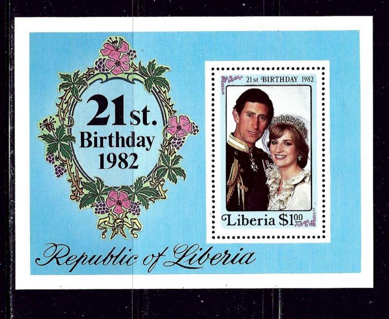 Liberia 961 MNH 1982 souvenir sheet