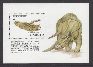 Dominica 1476 Dinosaur Souvenir Sheet MNH VF