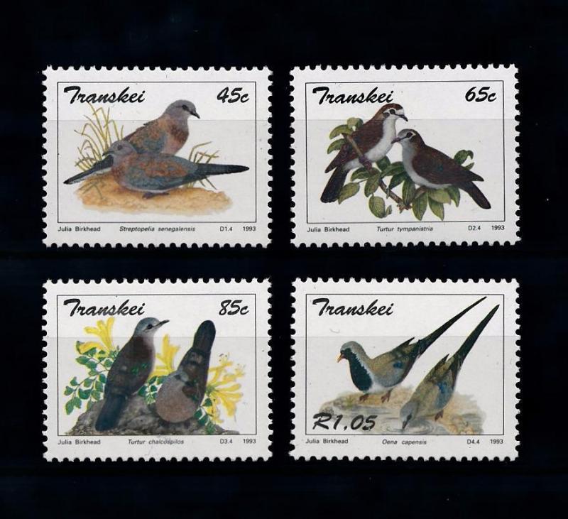 [52383] Transkei 1993 Birds Vögel Oiseaux Ucelli Doves MNH
