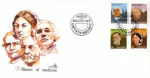 Transkei - 1983 Heroes of Medicine FDC SG 125-128