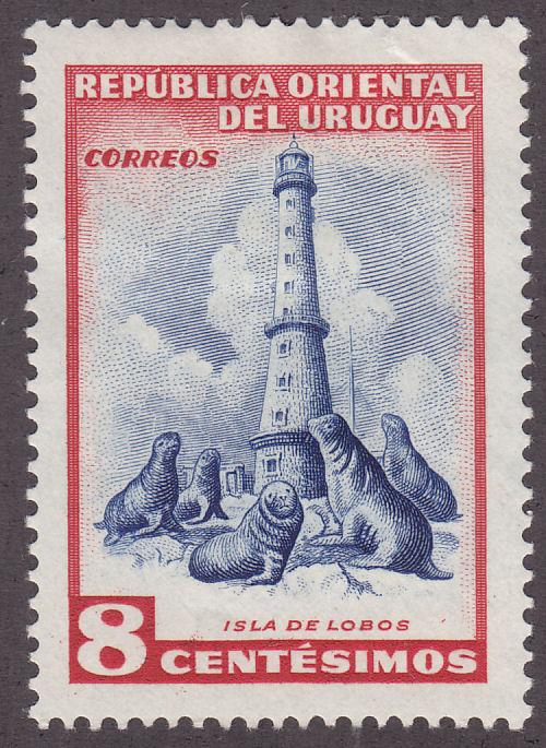 Uruguay 611 Southern Sea Lions 1954