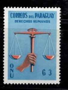 Paraguay - #566 Human Rights Scales - MNH