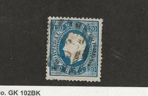 Portugal, Postage Stamp, #46 Used, 1871, DKZ