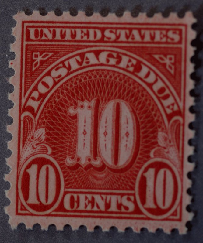 United States #J84 10 Postage Due MNH