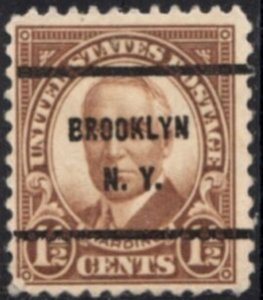 US Stamp #684x61 - William Harding - Regular Issue 1926-34 Precancel