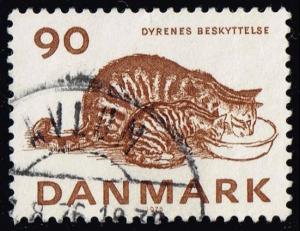 Denmark #582 Cats; Used (0.50) (4Stars)