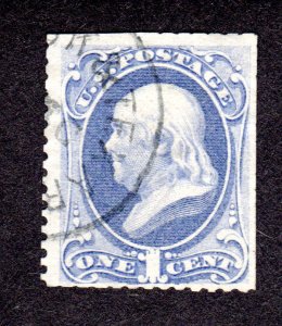 USA   Scott # 156    used   CV = $  5.75   Lot 190133