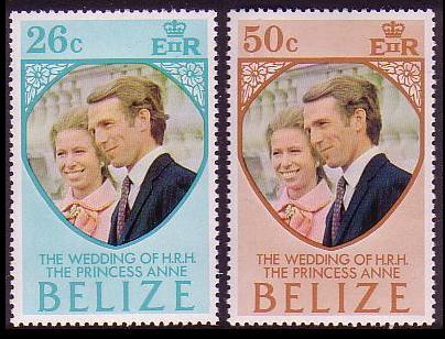 Belize Royal Wedding 2v SG#360-361 SC#325-326 MI#310-311