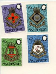 1973  Ascension Is Royal Navy Coats of Arms(Scott 166-9) MNH