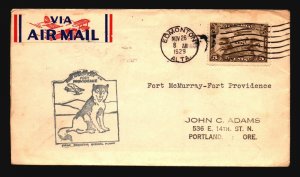 Canada 1929 FFC - Ft McMurray to Ft Providence - Z16666