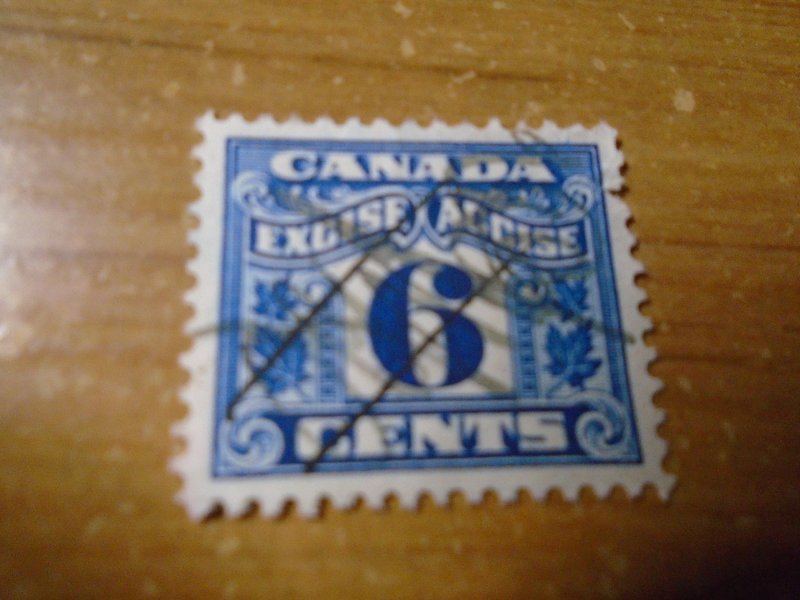 Canada Revenue Stamp  van Dam  #  FX40  used