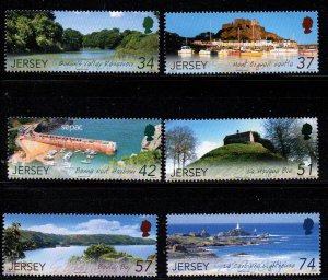 Jersey Sc 1288-93 2007 Scenic Views stamp set mint NH