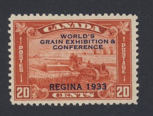 Canada 1933 Regina Stamp #203-20c Harvesting Grain Ex  Guide Value = $42.50