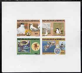 Senegal 1981 National Parks imperf deluxe sheet containin...