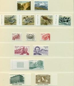 ICELAND COLLECTION 1873-1998 in 2 Lindner Hingeless albums Mint NH Scott $26,638