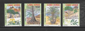 CAPE VERDE #819-22 TREES MNH