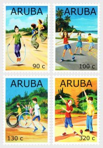 Aruba 2019 MNH Stamps Scott 624-627 Children Games