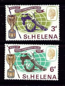 St Helena 188-89 Hinged 1966 World Cup Soccer