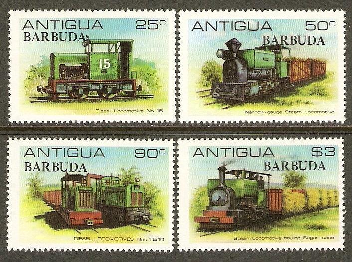 Barbuda #469-72 NH Sugar Cane Railway Ovpt. Barbuda