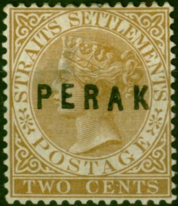 Perak 1882 2c Brown SG10 Good MM