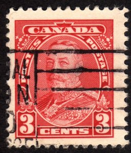 1935 Canada, 3c Used, King George V, Sc 219