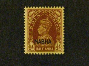 India-Nabha #88 mint hinged  c203 433