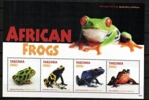 Tanzania Stamp 2775  - Frogs